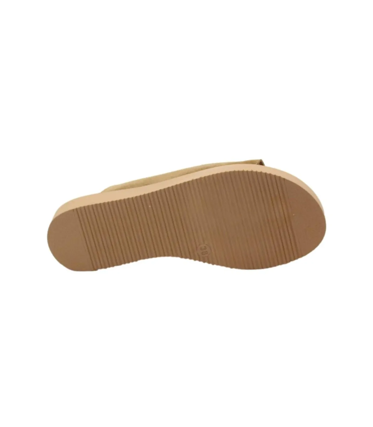 Ragazza Leather Slipper- Nut