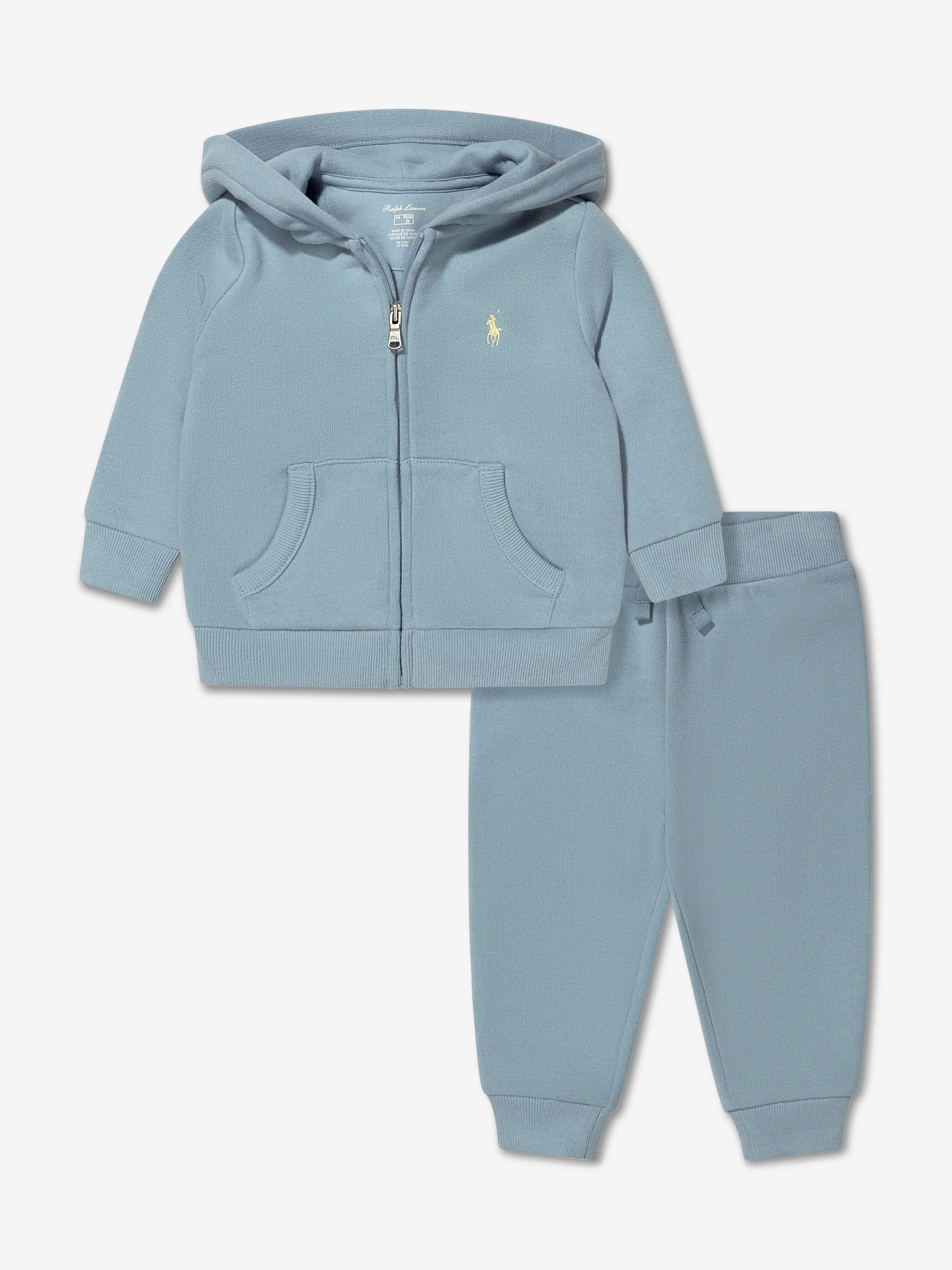 Ralph Lauren Baby Boys Logo Tracksuit in Blue