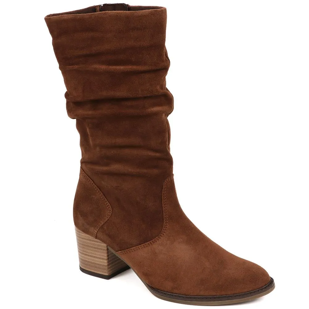 Ramona Suede Slouch Calf Boot - GAB30557 / 316 635