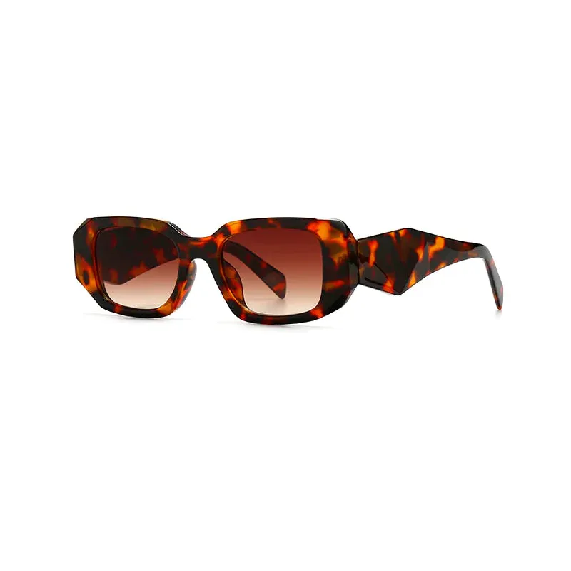 Rectangular Retro Sunglasses