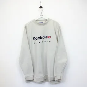 REEBOK 90s Sweatshirt Beige | XL