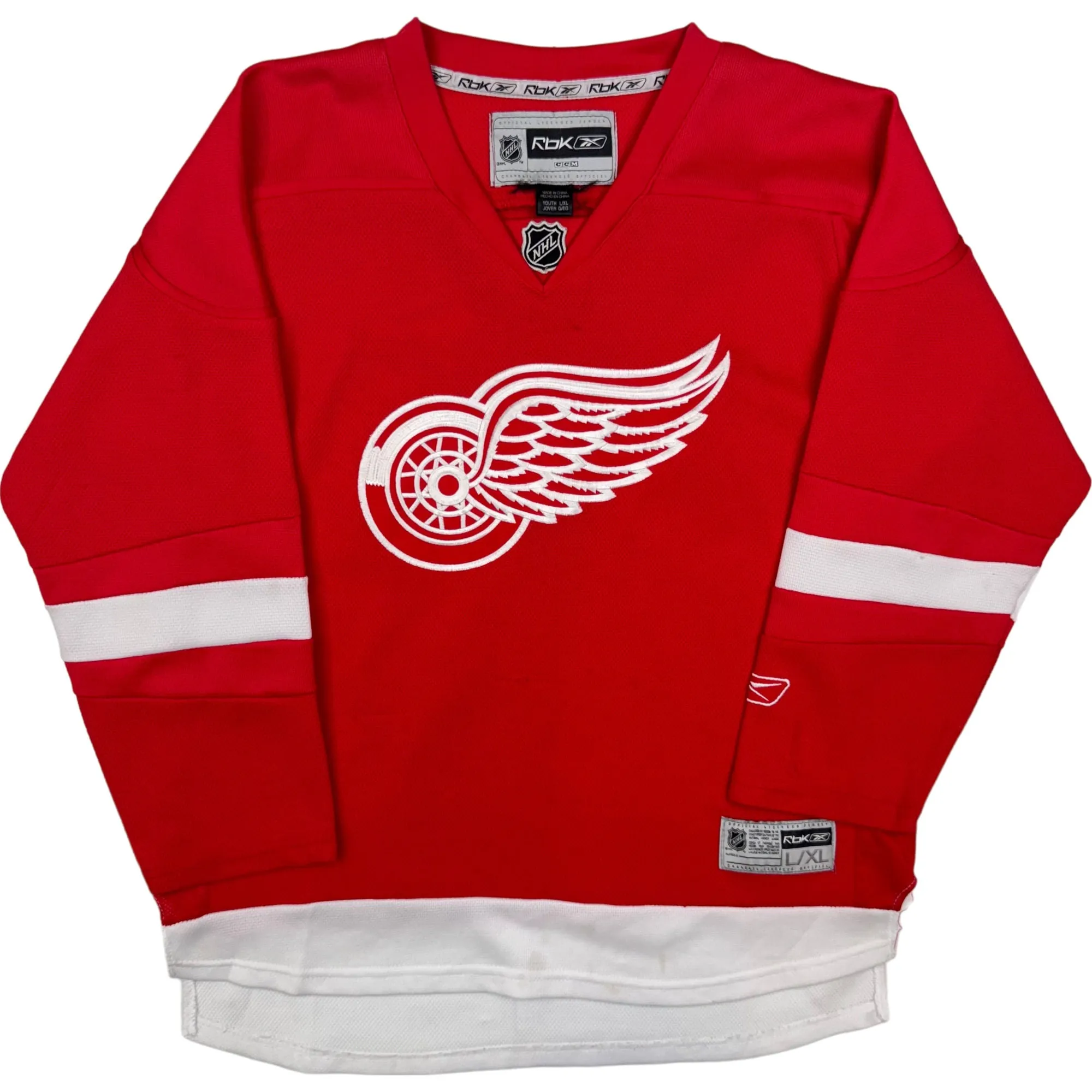 Reebok Detroit Red Wings NHL Jersey Red