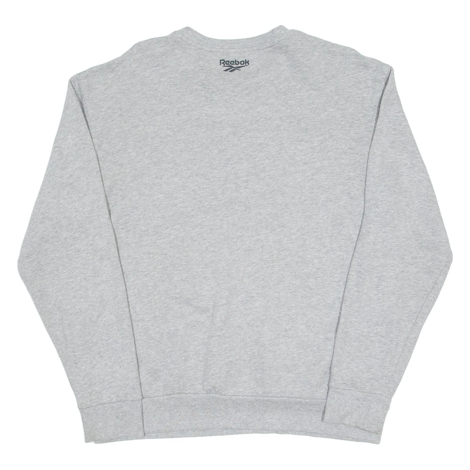 REEBOK Mens Sweatshirt Grey Crew Neck L