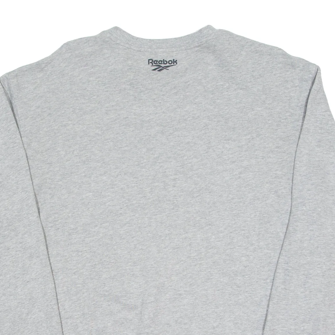 REEBOK Mens Sweatshirt Grey Crew Neck L