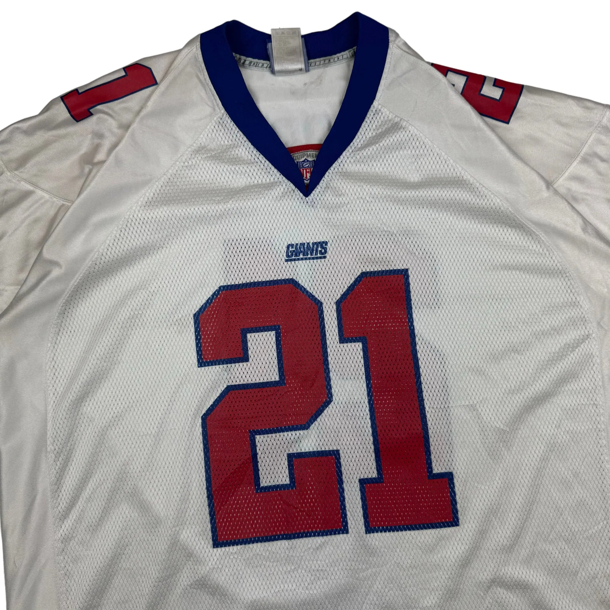 Reebok New York Giants Tiki Barber #21 NFL Jersey White