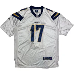 Reebok San Diego Chargers Philip Rivers #17 NFL Jersey White