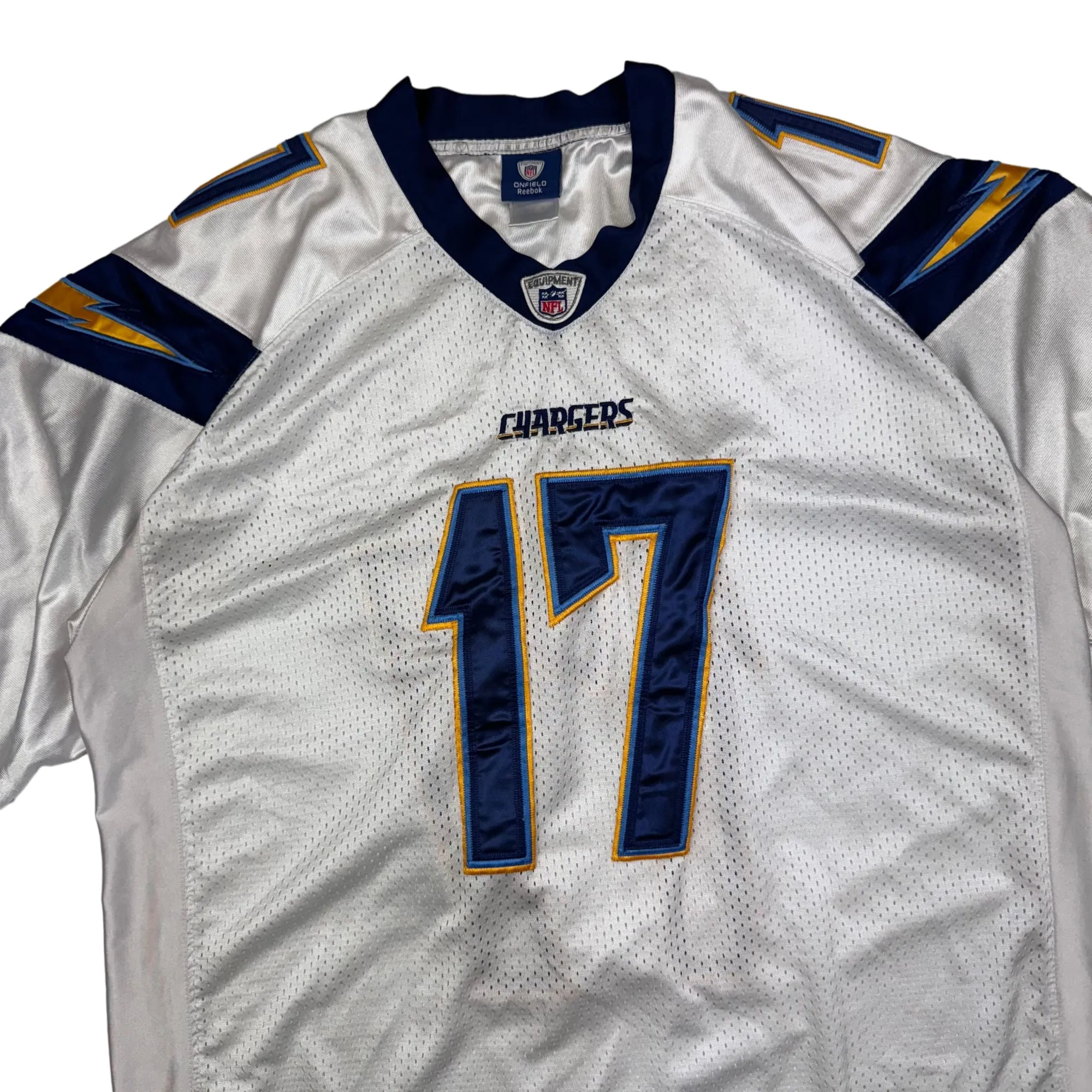 Reebok San Diego Chargers Philip Rivers #17 NFL Jersey White