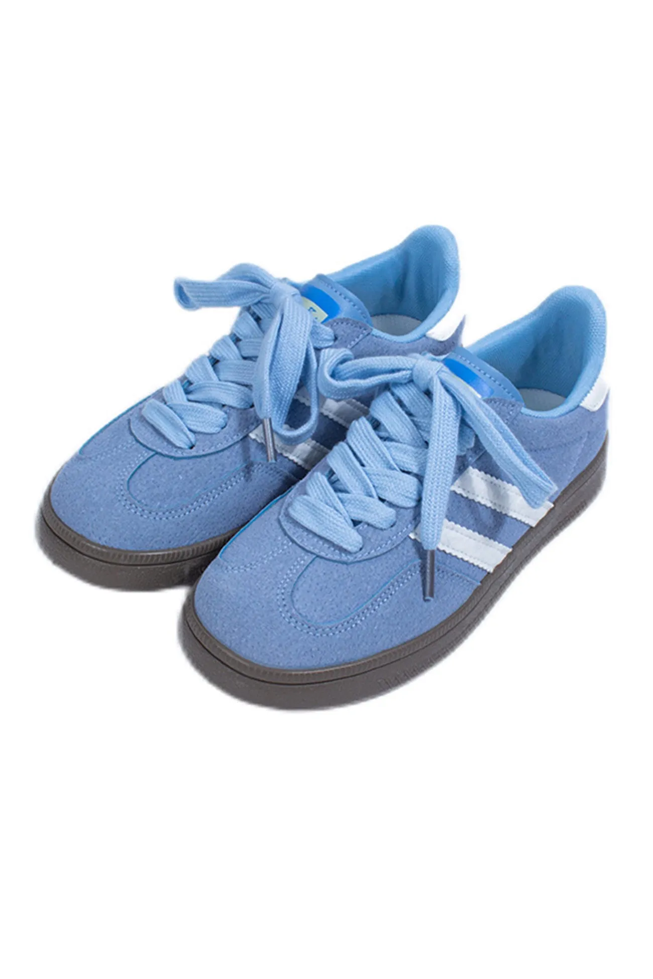 Retro Contrast Color Flat Sneakers