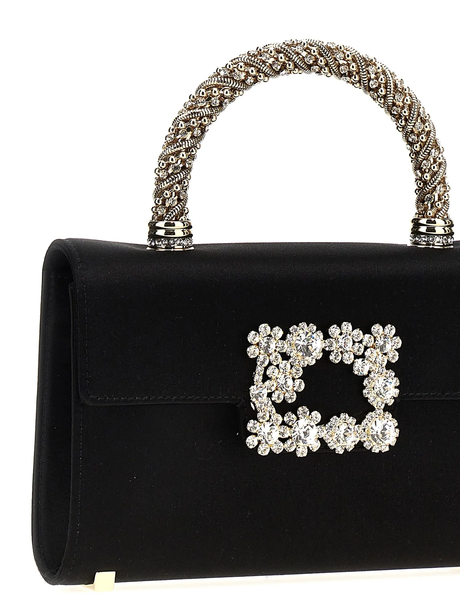 Roger Vivier    Roger Vivier 'Flower Strass Jewel Mini' Handbag