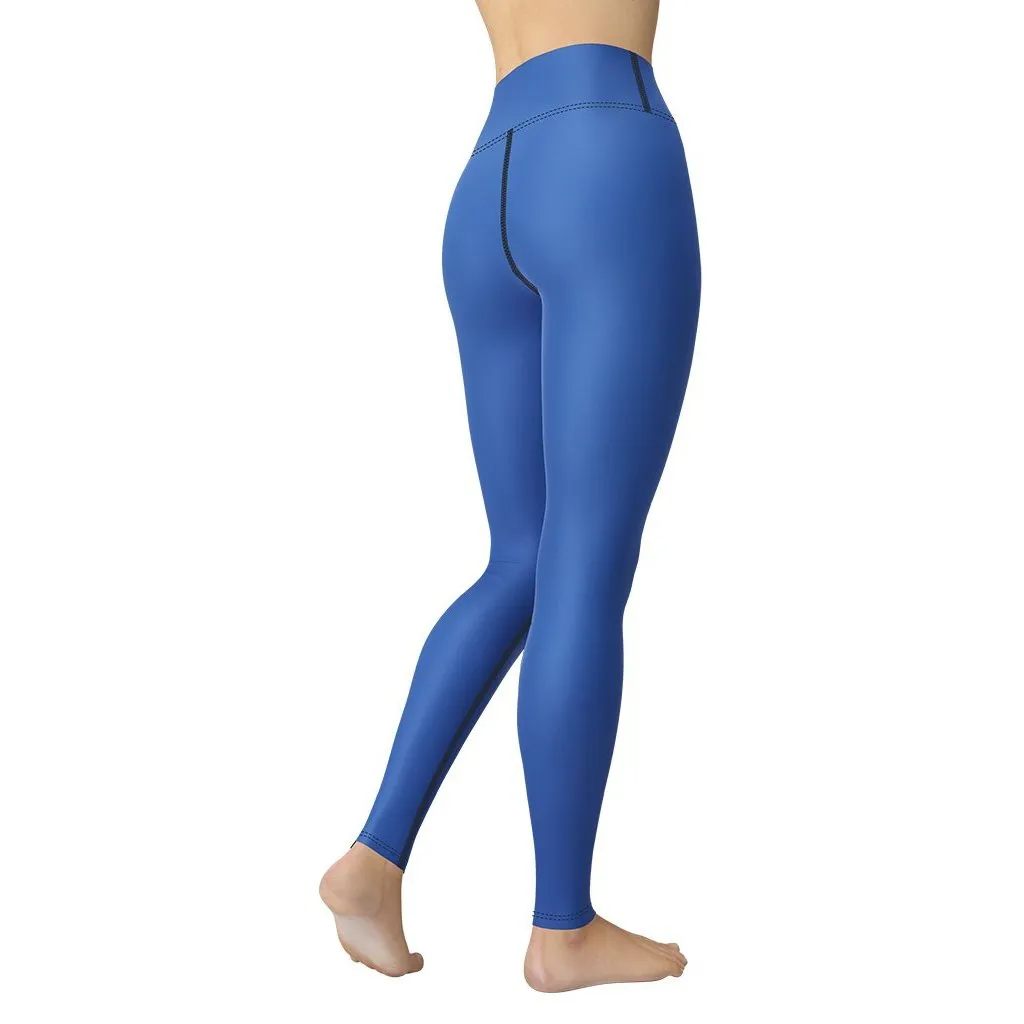 Royal Blue Yoga Leggings