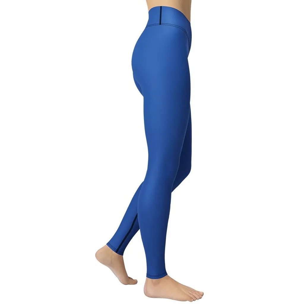 Royal Blue Yoga Leggings