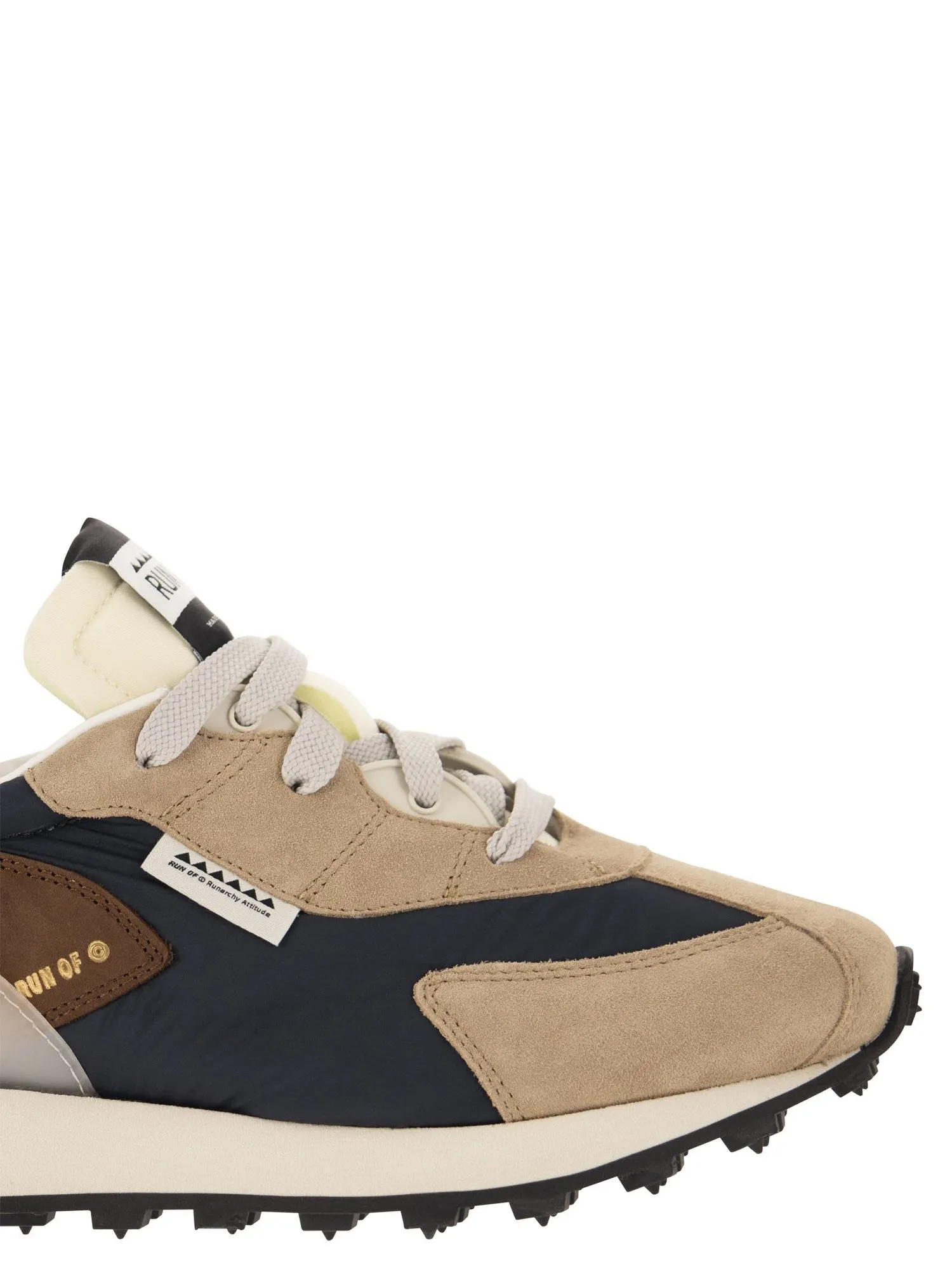 Run Of    Run Of Barrio M Sneakers Suede, Canvas And Leather