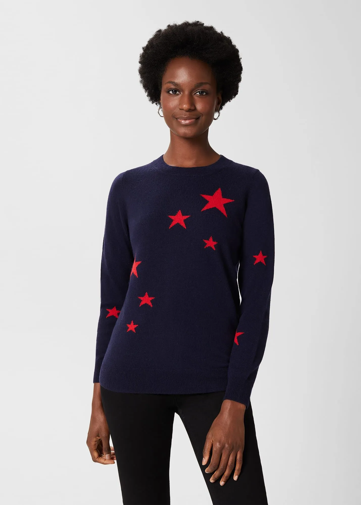 Samira Wool Cashmere Star Jumper 