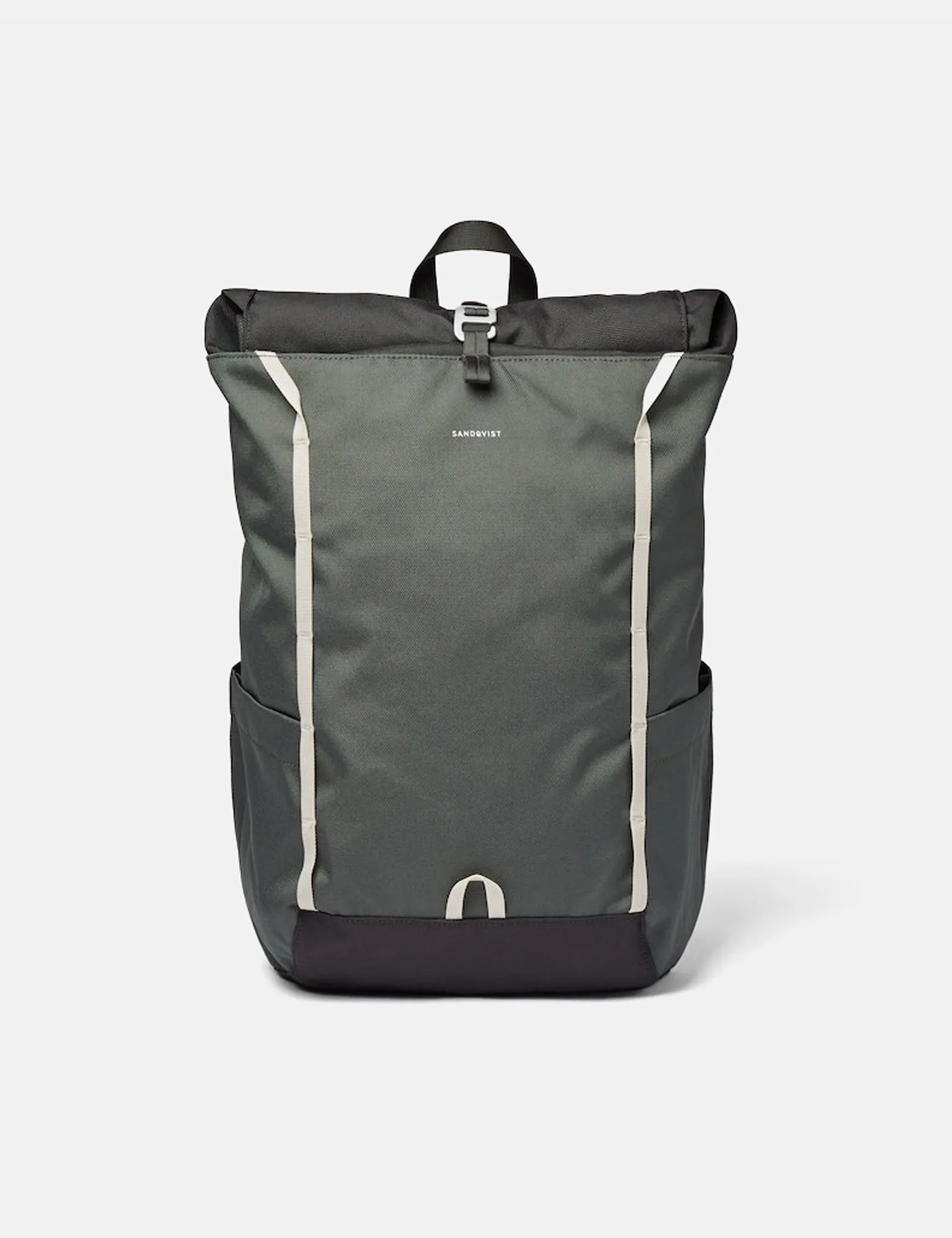 Sandqvist Arvid Rolltop Backpack (Recycled Poly)  - Military Olive Green