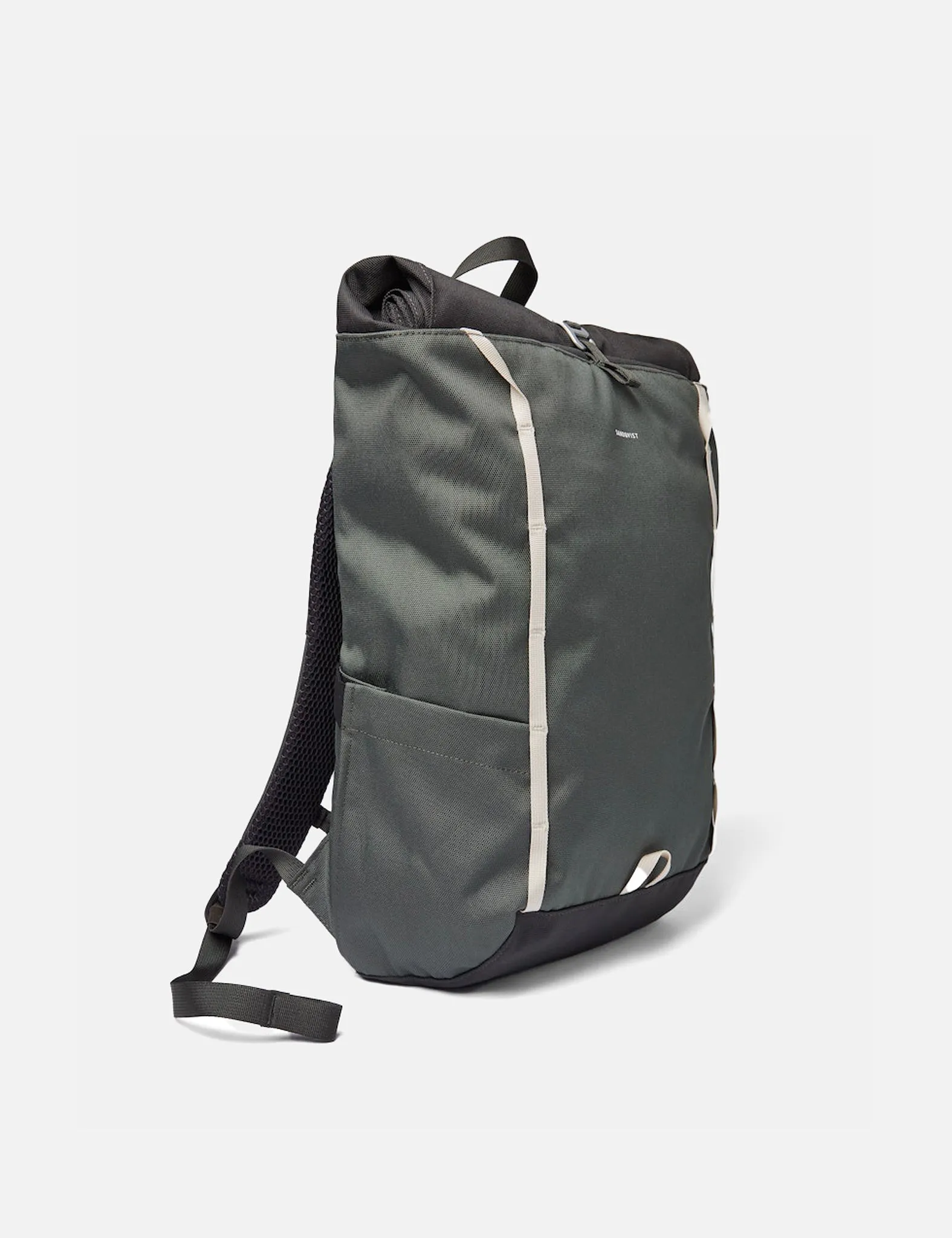 Sandqvist Arvid Rolltop Backpack (Recycled Poly)  - Military Olive Green