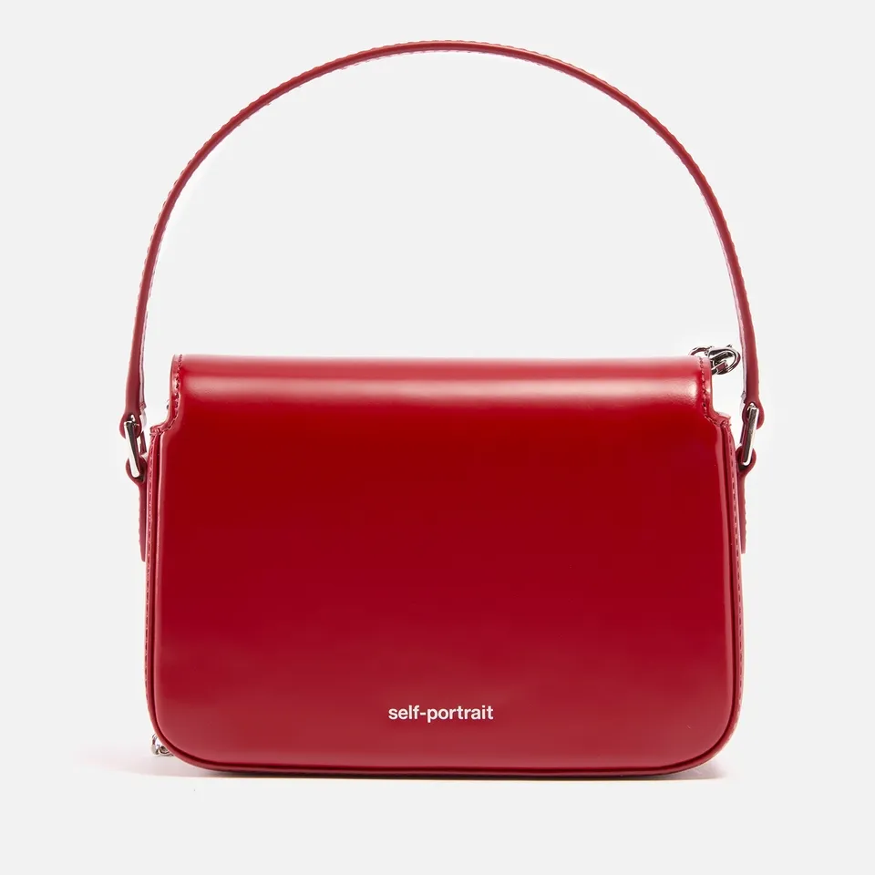 Self-Portrait Embellished Leather Micro Bag | Coggles