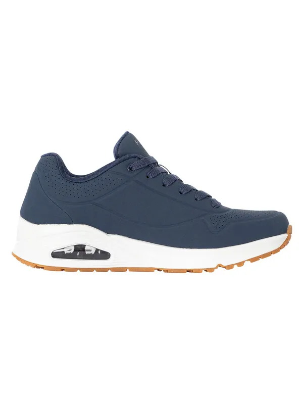 Skechers Stand On Air Trainers - Navy