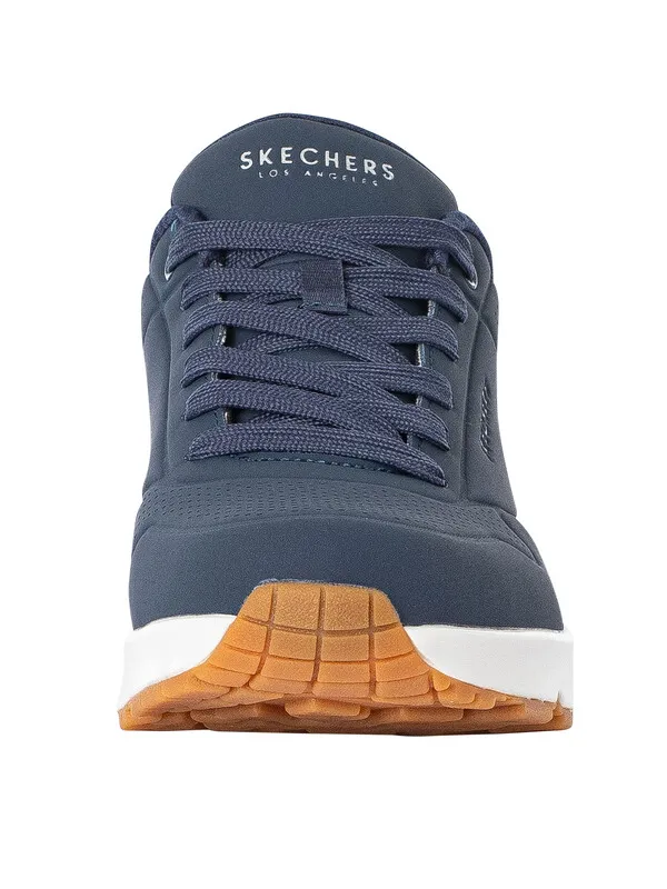 Skechers Stand On Air Trainers - Navy