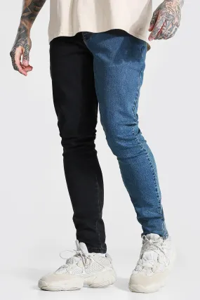 Skinny Stretch Splice Jeans