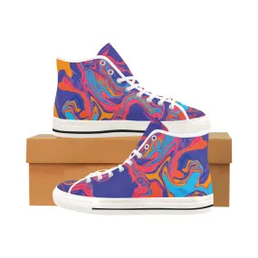 Slurpee Spill Psychedelic Hi-Top Men's Sneakers