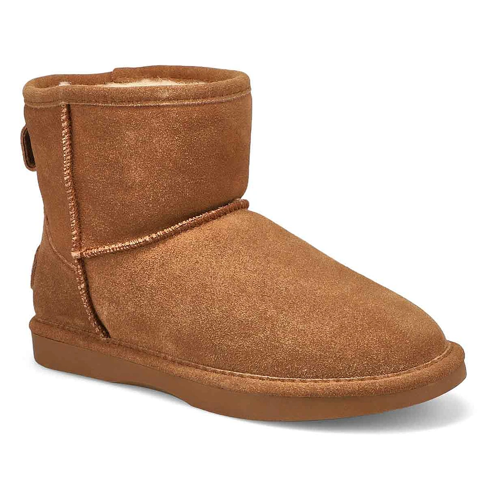 Soft Moc Womens Smocs 5 Low Suede Boot - Latte