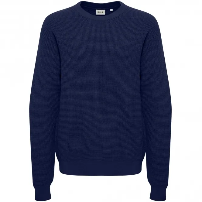 Solid Denmark Hami Pullover Jumper - Insignia Blue