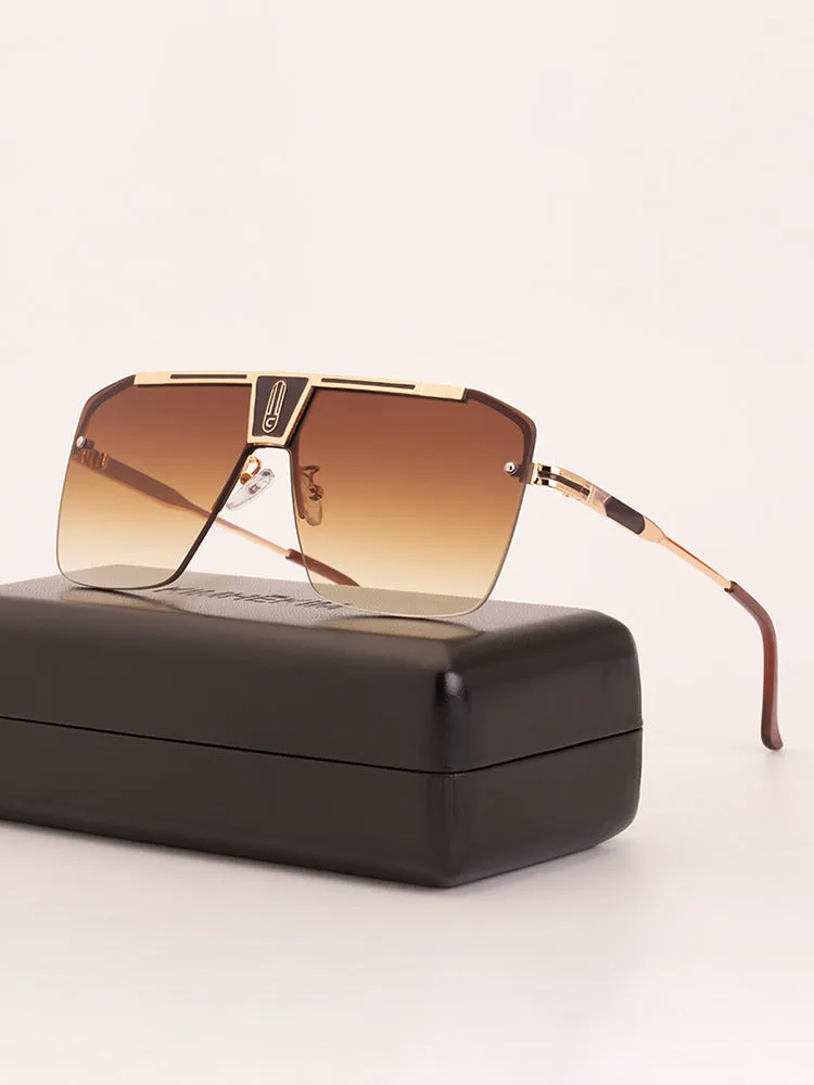   Square Frame Fashion Sunglasses   