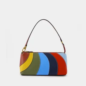 Staud  Riviera Kaia Shoulder Bag in Rainbow Leather