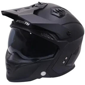 Stealth Fighter Plain Helmet - Matt Black