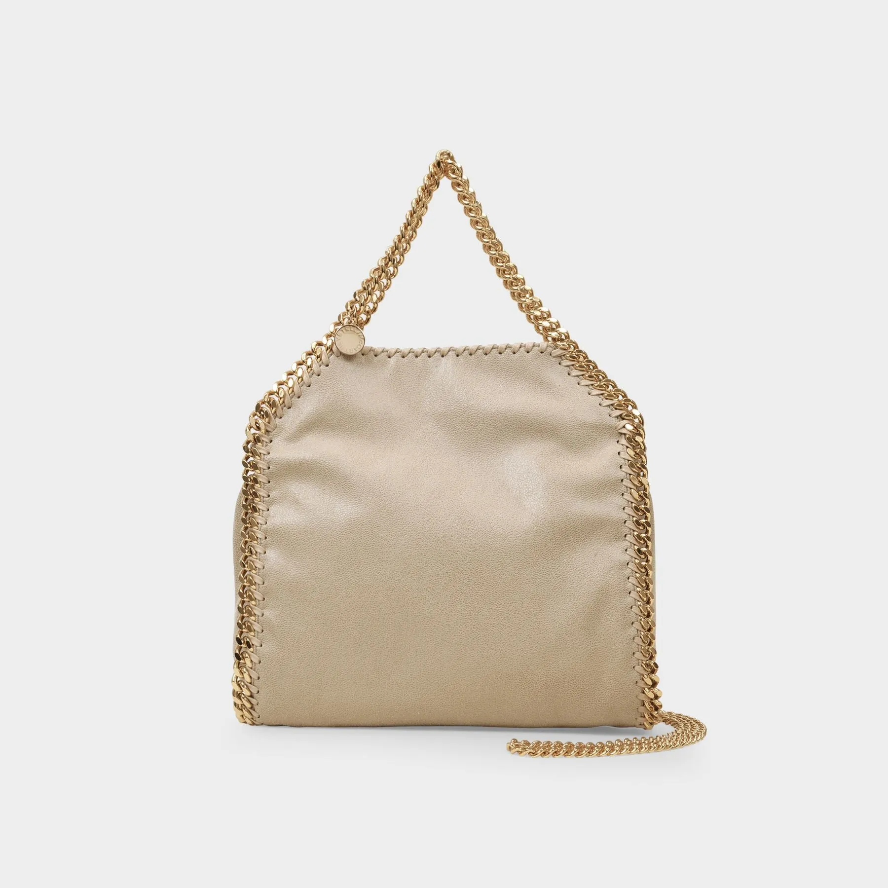 Stella McCartney  Falabella Mini Hobo Bag - Stella Mccartney - Beige - Leather Vegan