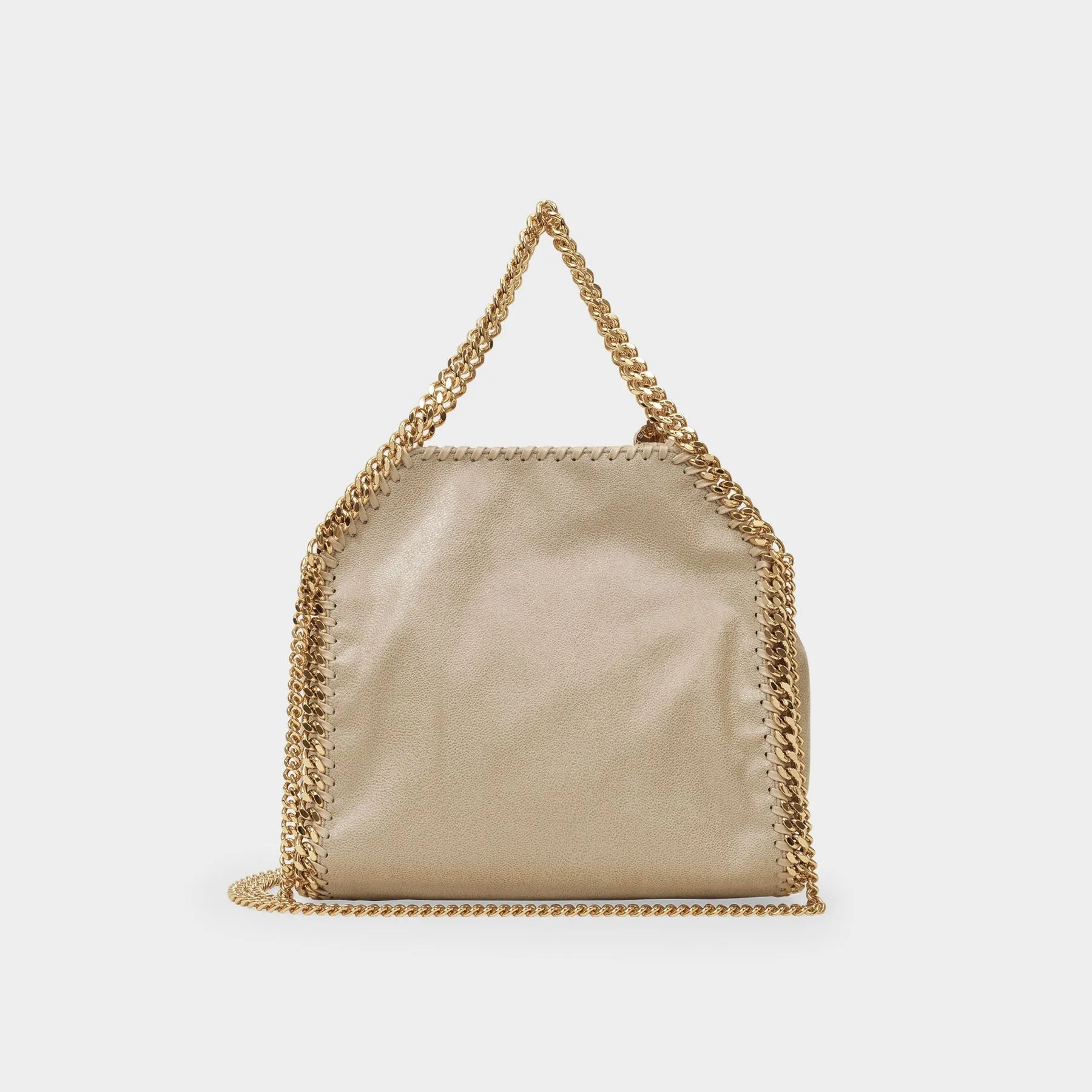 Stella McCartney  Falabella Mini Hobo Bag - Stella Mccartney - Beige - Leather Vegan