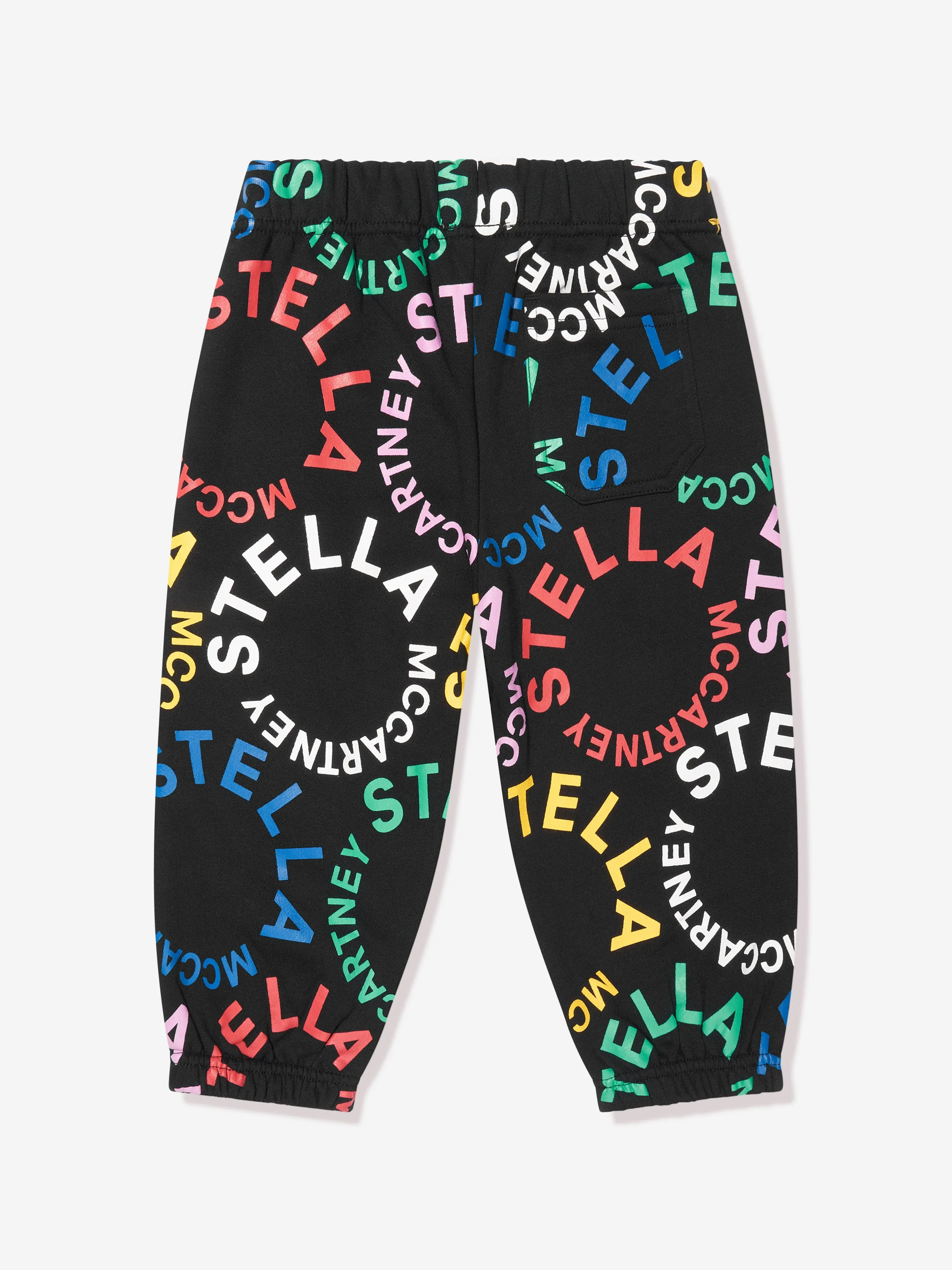 Stella McCartney Girls Logo Print Joggers in Black