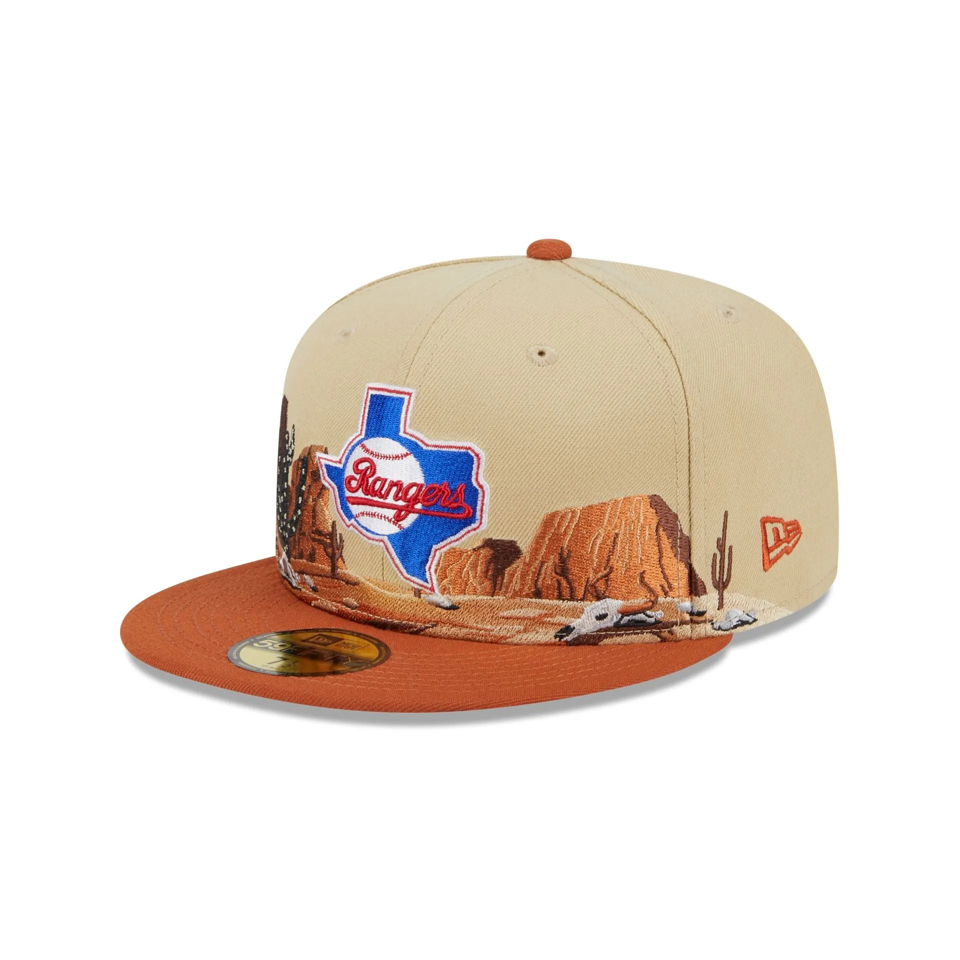 Texas Rangers Team Landscape 59FIFTY Fitted Hat