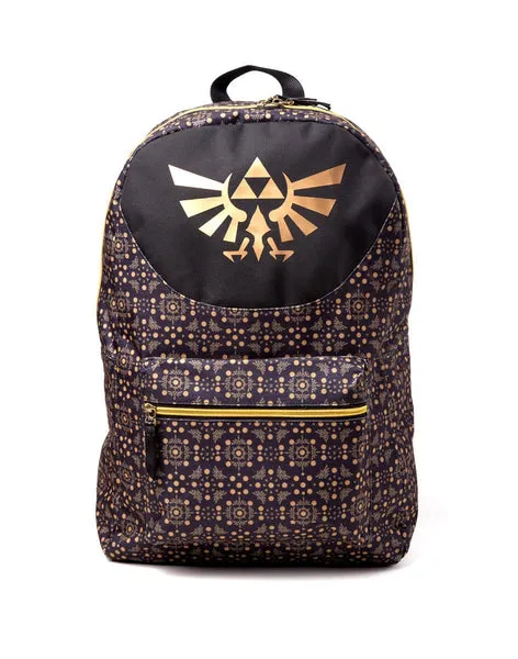 The Legend of Zelda Black and Gold Backpack