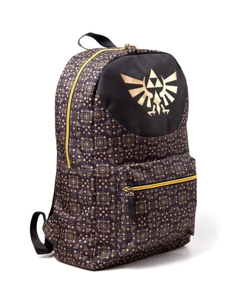 The Legend of Zelda Black and Gold Backpack