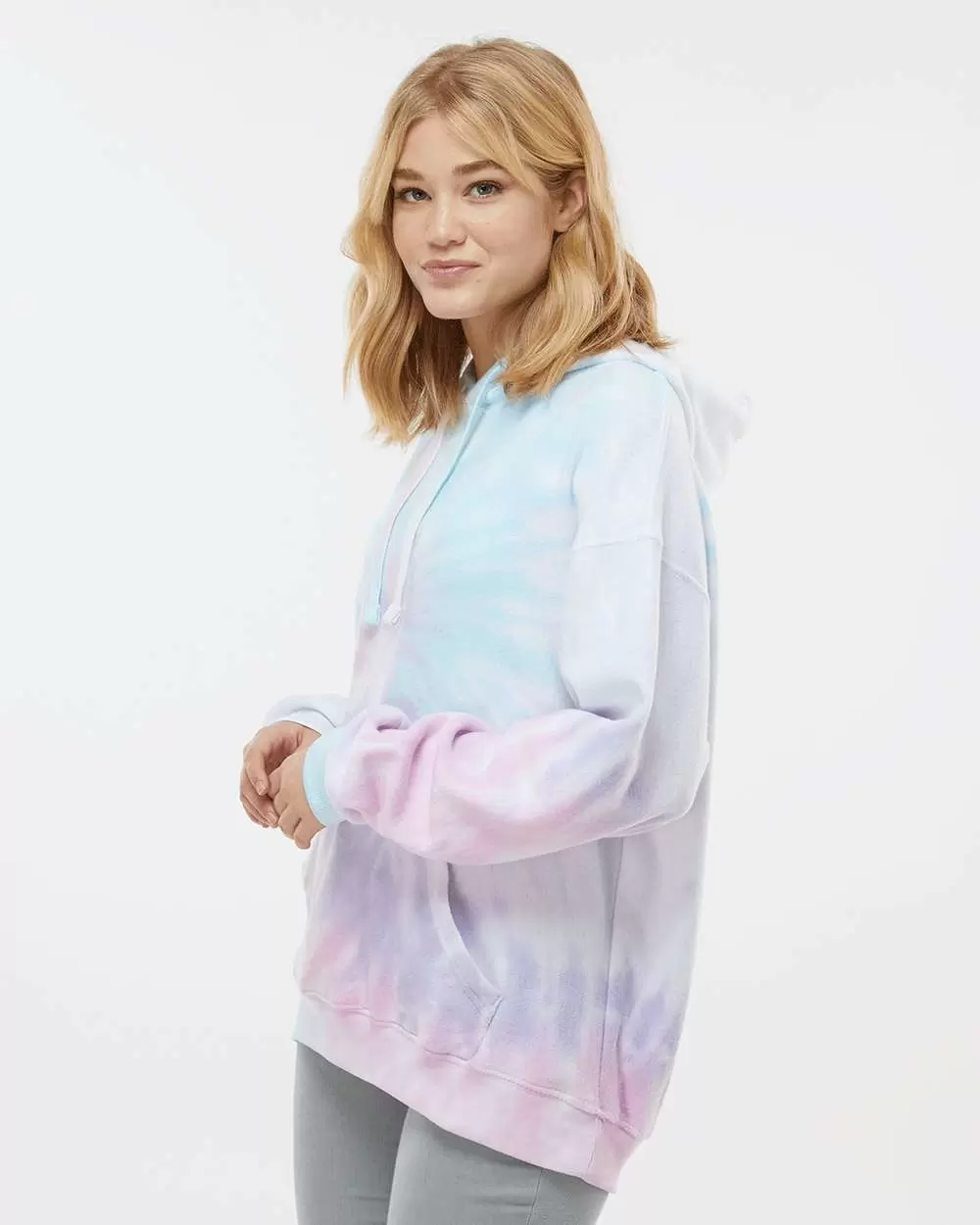 Tie-Dye CD8600 Unisex Cloud Pullover Hooded Sweatshirt SKU: CD8600