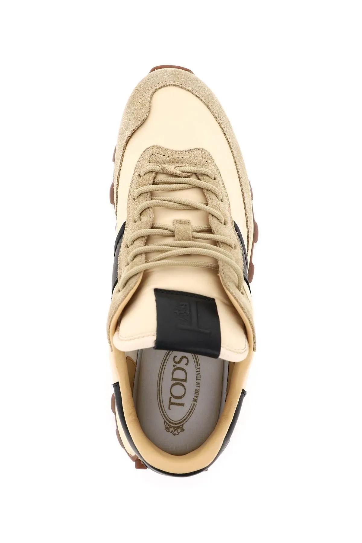 Tod's    Tod's Suede Leather And Nylon 1t Sneakers