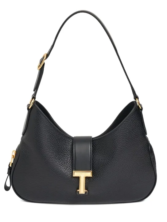 Tom Ford   Medium Tara Crazy grain leather bag 