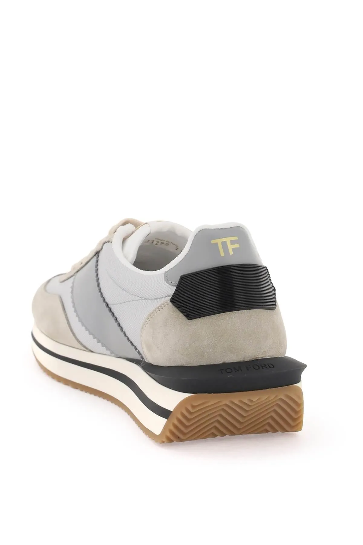 Tom Ford    Tom Ford James Sneakers In Lycra And Suede Leather