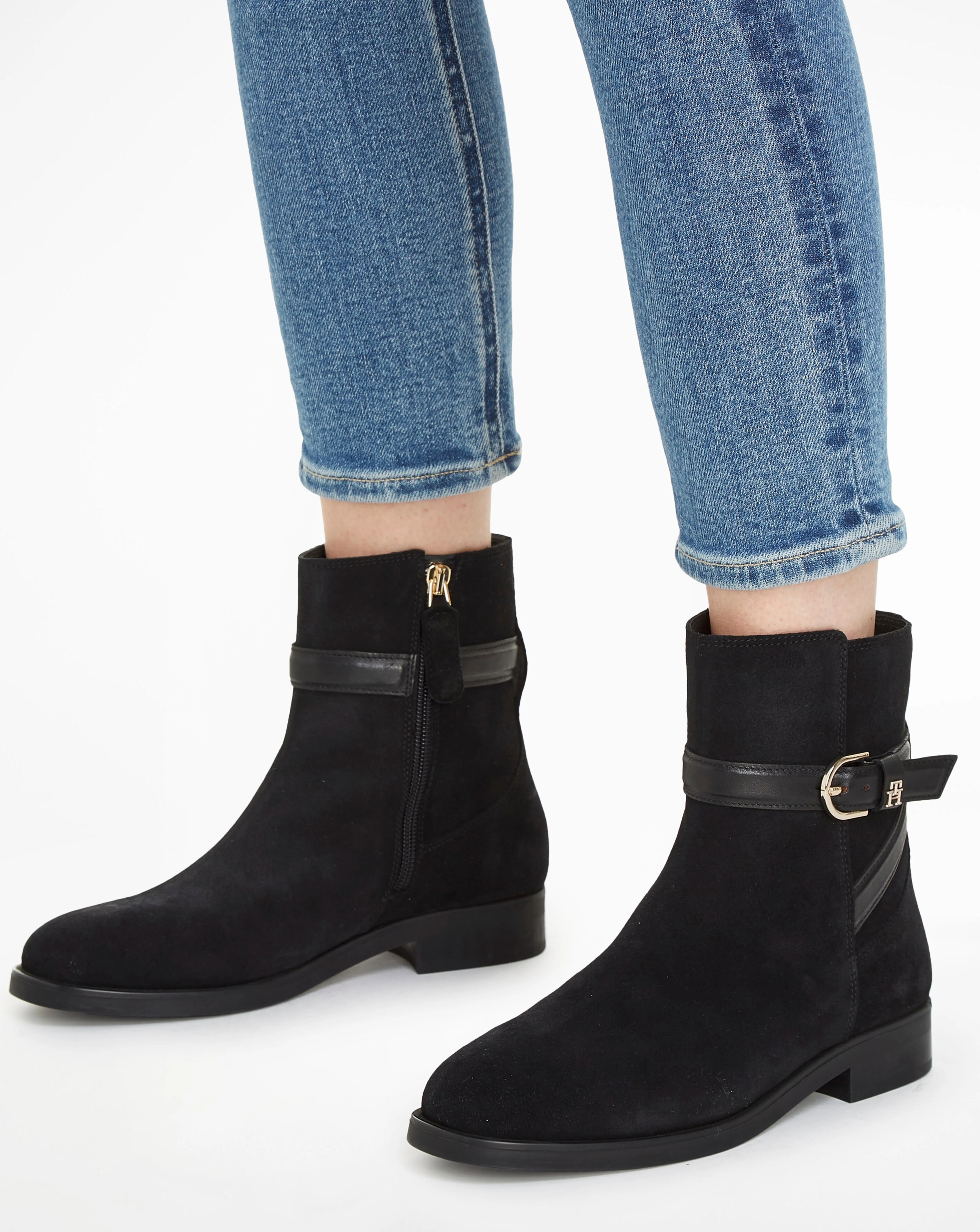 Tommy Hilfiger Elevated Essential Suede boot | Simply Be