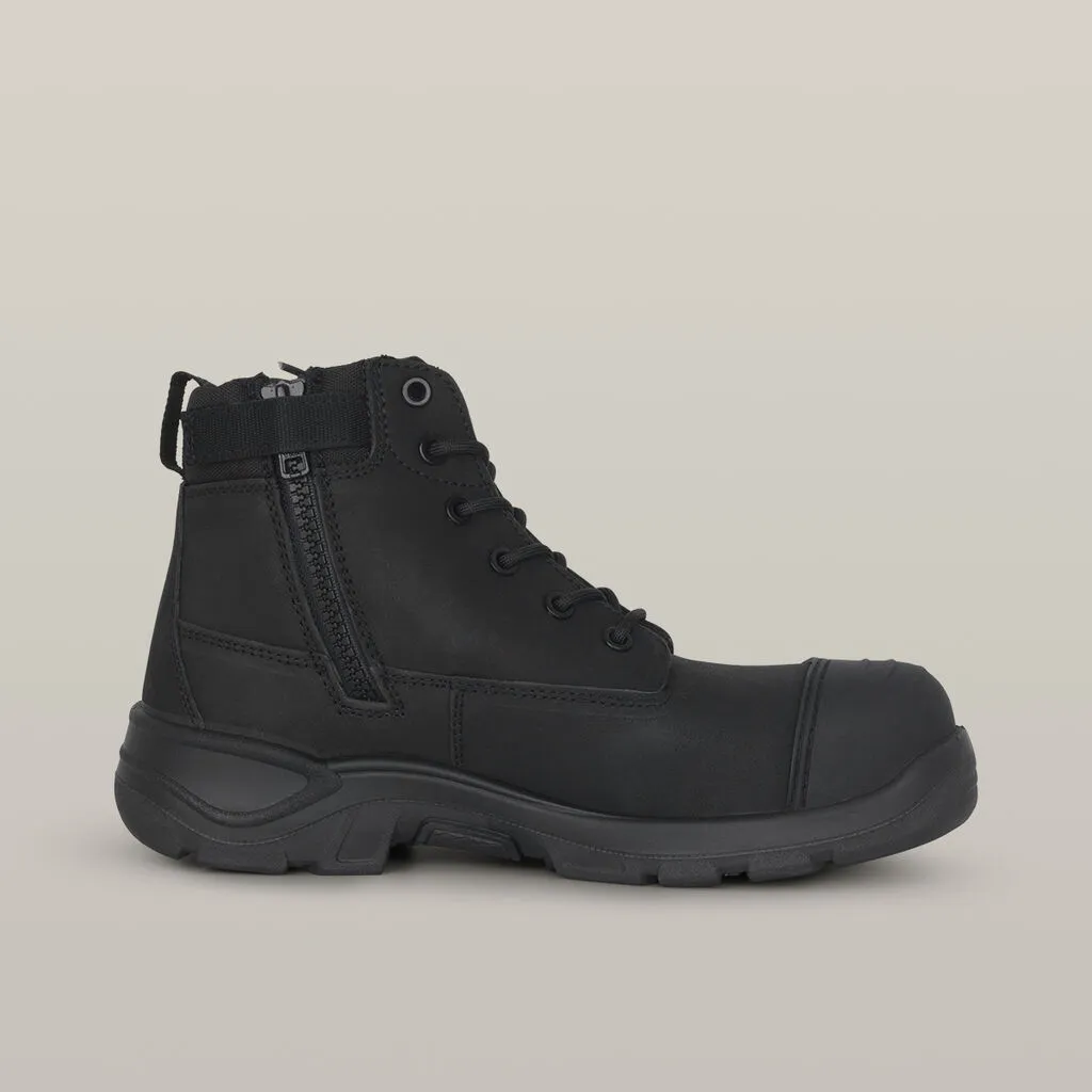 TOUGHMAXX 6Z STEEL TOE SAFETY BOOT - BLACK