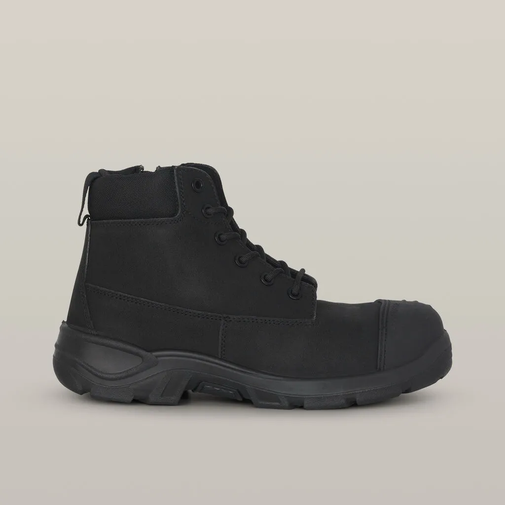 TOUGHMAXX 6Z STEEL TOE SAFETY BOOT - BLACK