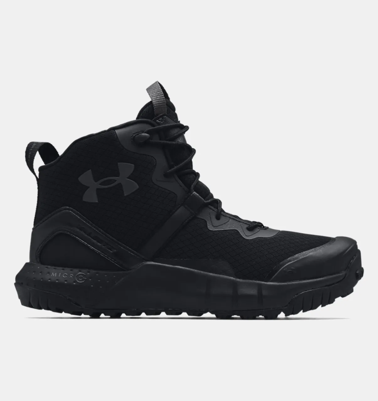 UA Men's Micro G Valsetz Zip Mid Tactical Boot Black