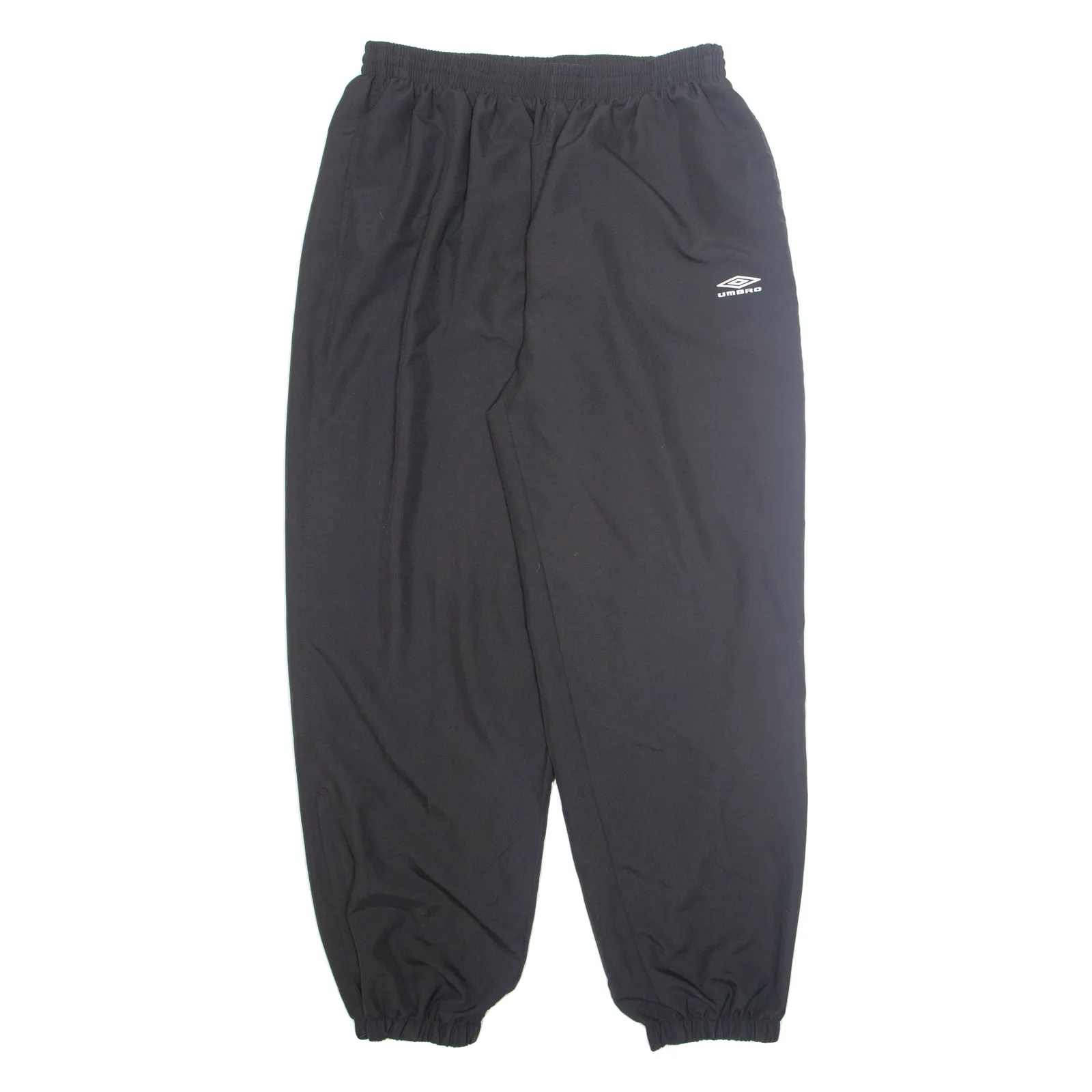 UMBRO Mens Rain Trousers Black Tapered 2XL W32 L31