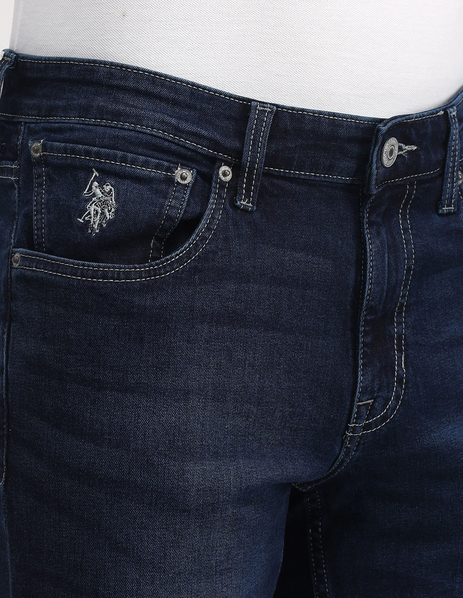 U.S. Polo Assn. Denim Co. Brandon Slim Tapered Blue Jeans