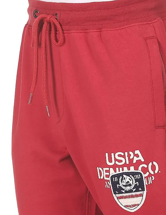 U.S. Polo Assn. Denim Co. Drawstring Waist Solid Joggers