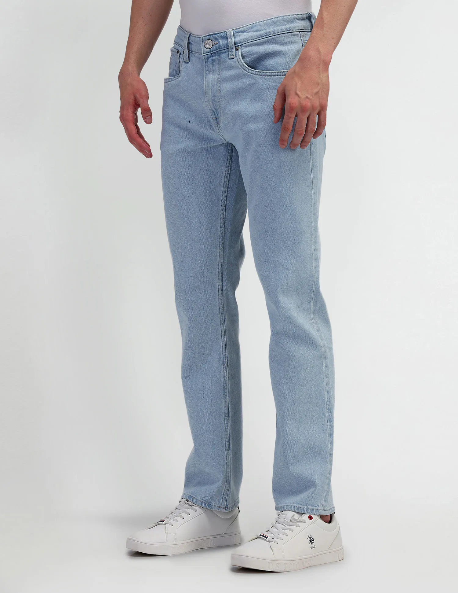 U.S. Polo Assn. Denim Co. Harold Slim Straight Blue Jeans