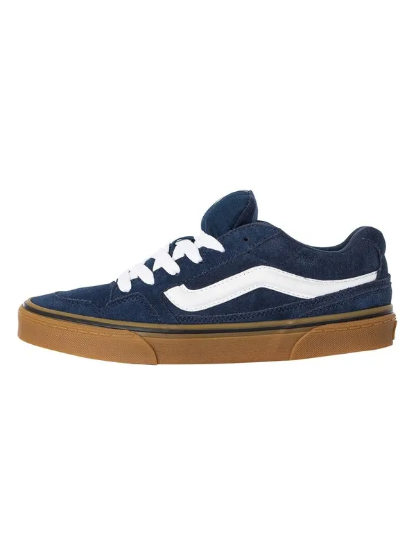 Vans Caldrone Suede Trainers - Dress Blue/Gum