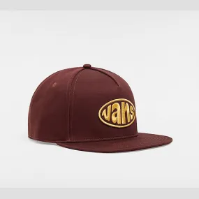 Vans HOPPER SNAPBACK HAT (BITTER CHOCOLAT) UNISEX BROWN