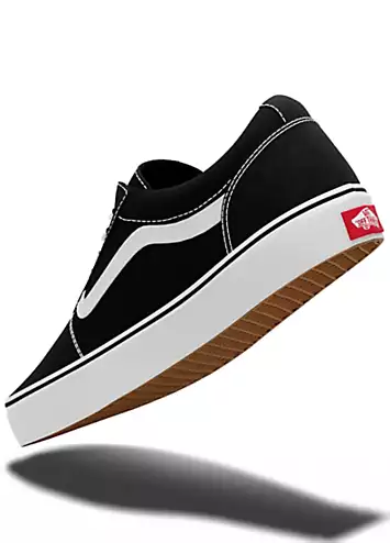 Vans Ladies Black & White Ward Trainers | Kaleidoscope